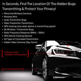 SPYFINDER PRO Portable Hidden Camera and Device Detector for Covert Video Tracking and Anti-Spy Scanning