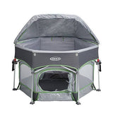 Stratus Gray Graco Pack ’n Play Playard with Automatic Folding Feet