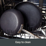 All-Clad Essentials 2-Piece Fry Pan Set with 8.5-Inch and 10.5-Inch Nonstick Hard-Anodized Pans, Grey