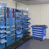 Rolling Metal Tool Chest with 5 Lockable Drawers, Mobile Garage Storage Cabinet on Wheels for Workshop, Warehouse or Repair Shop