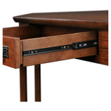 Leick Furniture Mission Corner Desk for Computing and Writing, Oak