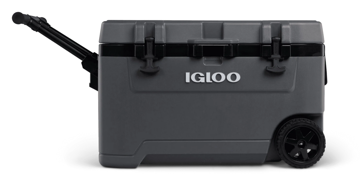 Igloo Overland 72-Quart Wheeled Ice Chest Cooler, Gray, 31 x 18 x 18