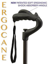 Ergocane Fully Adjustable Ergonomic Cane in Brown