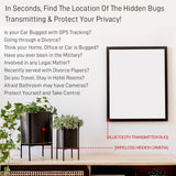 SPYFINDER PRO Portable Hidden Camera and Device Detector for Covert Video Tracking and Anti-Spy Scanning