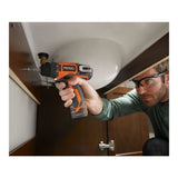 Ridgid R82005K Cordless Drill Kit with 12-Volt Lithium-Ion Power, 3/8×22 Chuck and 2-Speed Control