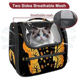 Airline-Approved Halloween Pet Carrier Bag for Small and Medium Dogs, Cats, and Puppies