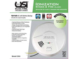 USI 6-Pack 5304-6PK Hardwired Ionization Smoke and Fire Alarms with Battery Backup