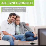 Avantree HT4186 Wireless TV Headphones and Neckband Earbuds with Bluetooth Transmitter, Compatible with Optical Digital Audio, RCA and 3.5mm Aux TVs