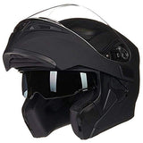 ILM Model 902 Modular Motorcycle Helmet with Flip-Up Full-Face Design, Dual Visors, DOT Certification, and 6 Colors