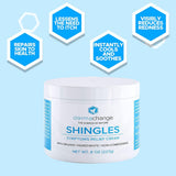 8oz Manuka Honey Cream for Natural Shingles Treatment, Nerve Pain Relief, Itchy Dry Skin, Scars and Face & Body Moisturizing