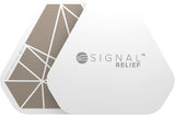 SIGNAL RELIEF Extra Strength Reusable Pain Patches with Nano-Tech Adhesion, Aqua, 3.5, for Muscle Recovery and Soreness