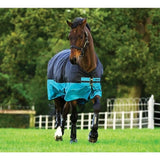 Mio Turnout Lite Sheet in Dark Blue/Aqua, Size 81