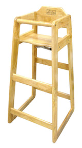 Wooden Pub-Height High Chair, 41×22, Winco CHH-601