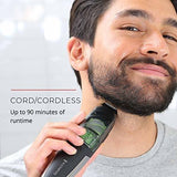 Remington MB6850 Vacuum Stubble and Beard Trimmer with Lithium Power and Adjustable Settings